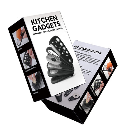 6-in-1 Portable Kitchen Helper, Peeler, Camping Accessories, Bottle Opener, Pizza Cutter, Fruit Vegetable Peeler, Cheese Grater, Garlic, Ginger Mill, Leaf, Herb Stripper Potato Peeler for Kitchen Aid