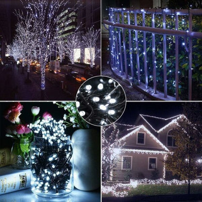 LED Inter-Connecting Black Cable Fairy Light White 20M