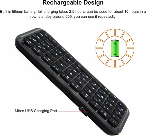 K33 Rechargeable Mini Bluetooth Keyboard