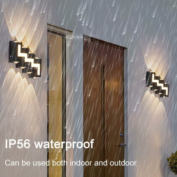12W Double Sided LED Wall Lamp 3000K 8 LEDS