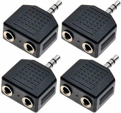 SE-L66 3.5mm Audio Conversion Head 1 Male to 2 Female Pack Of 100