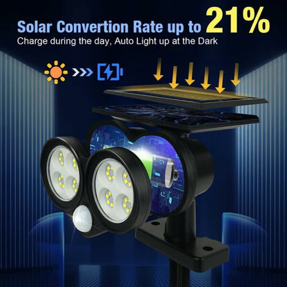 FA-1906A Solar Powered LED Light Wall Lamp 200lm