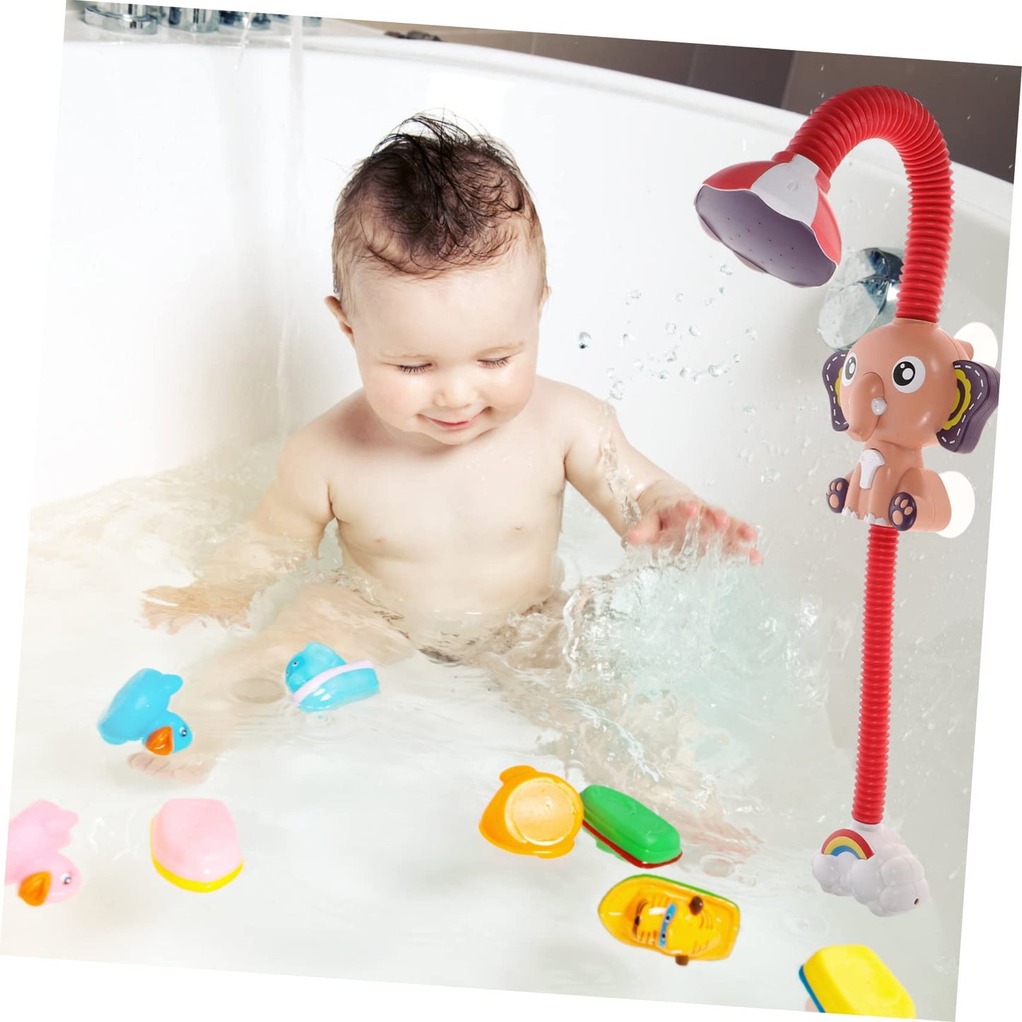 Electric Shower Head Bathtoys Water Playing Toys Bathing Toys Bath Shower Toy Kids Water Toy Bath Toys for Kids Bath Toy Children Toys Shower Bath Toy Plastic Spray Water Baby