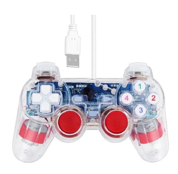 Ucom208-1 Wired Clear PC Vibration Control/Joystick