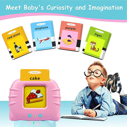 Early Education Card Machine for Children The Best Educational Toy for Young Children Suitable for 1.2.3year Old Children Studying in Daycare, Preschool, Kindergarten/Boys, Girls