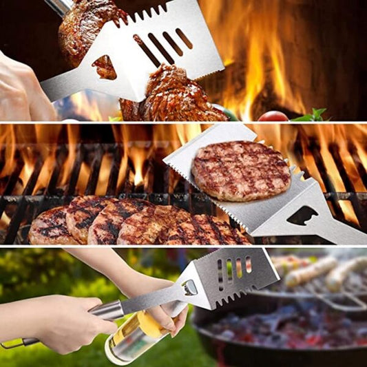 1831516 Stainless Steel Braai BBQ Tools Set Accessories 25pcs