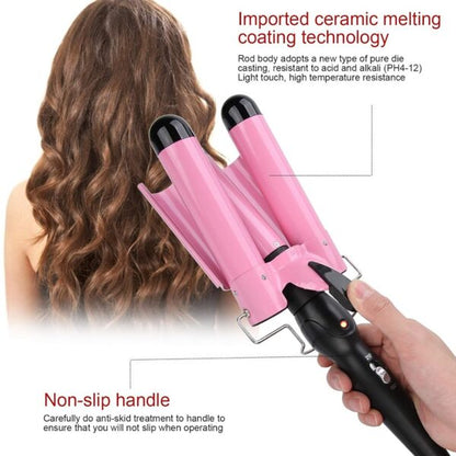 Aorlis AO-50026 Three Barrels Professional Egg Roll Curling Iron
