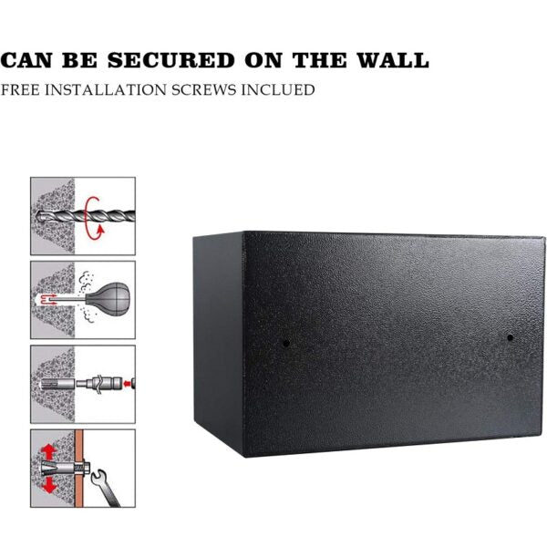 SE-144 Mini Safe With Key And Combination Lock 20E