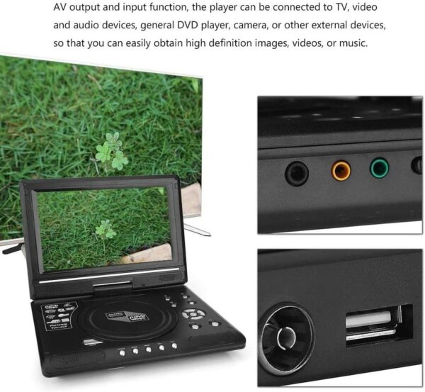 LMD-998 Portable HD DVD Player With LCD Screen With TV Tuner/Card Reader/USB/Game 9.8″