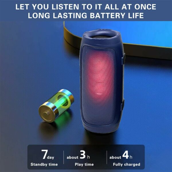 MINI6 RGB Bluetooth Speaker With LED RGB Light