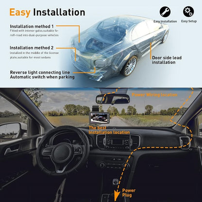 A4P 4″ Screen Wifi Dashboard Camers