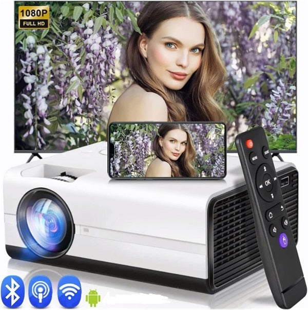 Aerbes AB-R36 Android 11.0 Projector 4gb+64gb, 2.4g & 5G Wifi Compatible