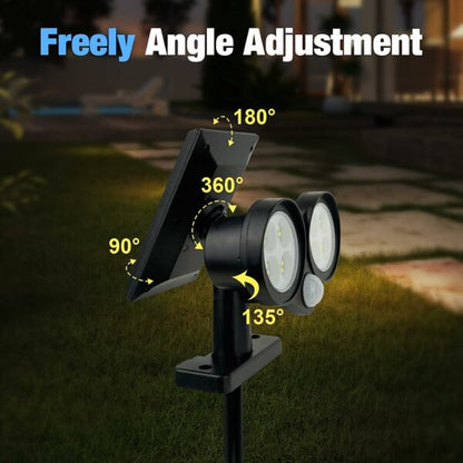 FA-1906A Solar Powered LED Light Wall Lamp 200lm
