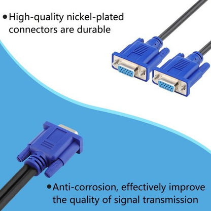 SE-C18 VGA 1 Male to 2 Female Y Splitter Cable