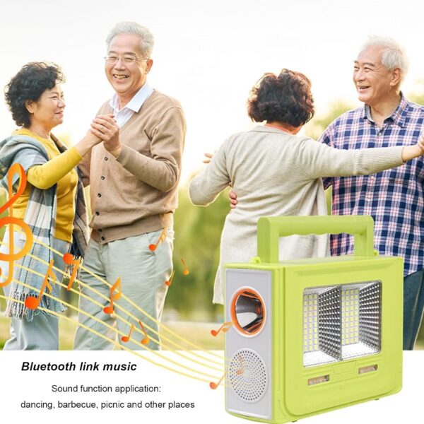 Aerbes AB-TY57 Solar Powered Multi-functional Emergency Light + Speaker 150W