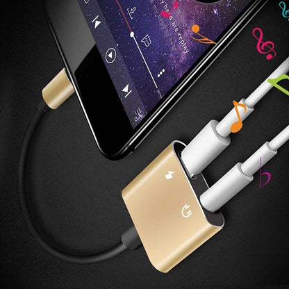 JH-020 Type C To 3.5mm + Type C Audio Adapter