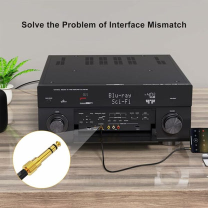 6.5mm Male to 3.5mm Female Audio Adapter Pack Of 100