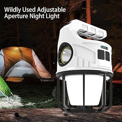 clinmday 1 Set Outdoor Camping Light,High Brightness Rechargeable Portable,Water Resistant Tent Light,for Camping,Outdoors Working Emergency Lamp