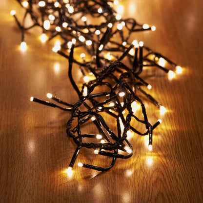LED Inter-Connecting Black Cable Fairy Light Warm White 20M