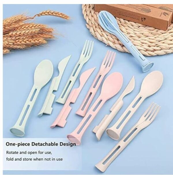 Dinnerware Sets Fork Spoon Knife Set Utensil 4 In 1