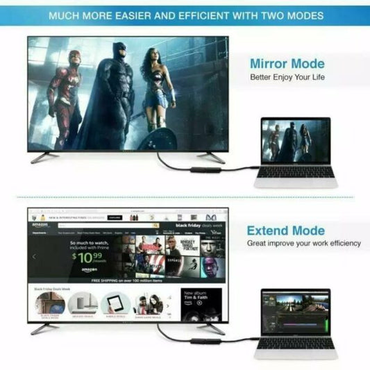 SE-LT25 Type C To HDMI Female Cable