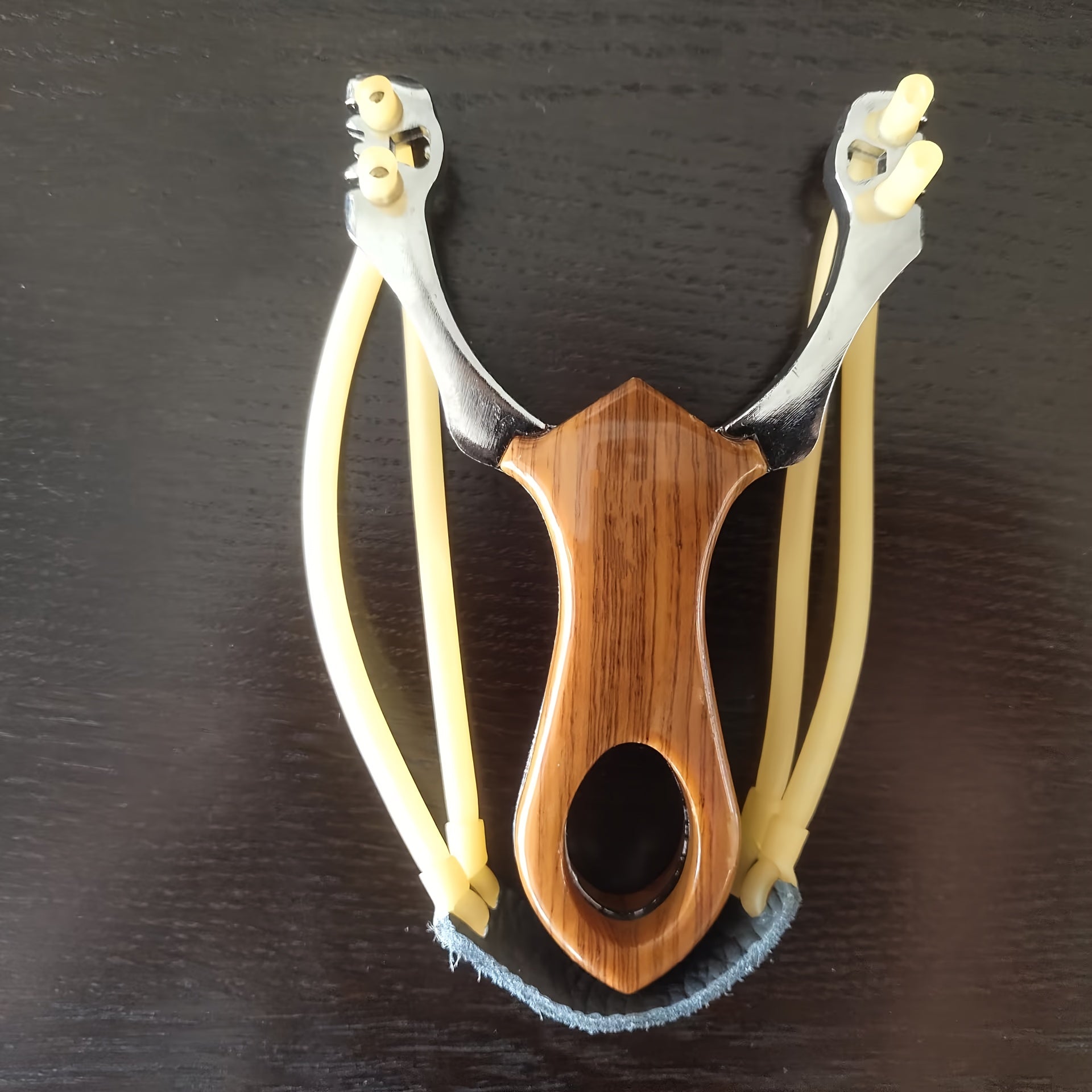 4pcs Heavy Duty Slingshot Launcher Kit with Quick Press Elastic Bands   Ultra Lightweight Design  Ergonomic Grip & Safety Lock System   Ideal for Target Shooting  Fishing  Camping   Perfect Gift for Adults  Teens  Outdoor Enthusiasts (Birthday  Christmas