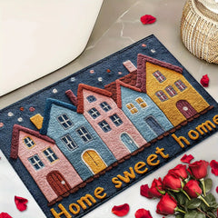 Large Housewarming Welcome Mat Non Slip Soft Polyester