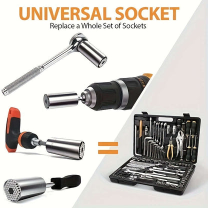 Universal Torque Wrench 7-19mm Hexagonal Multi-Purpose Socket