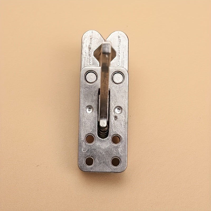 1pc Aluminum Alloy Slingshot Ball Launcher  Dual Axis Arrow Distributor  Outdoor Archery Accessories  Silvery Appearance