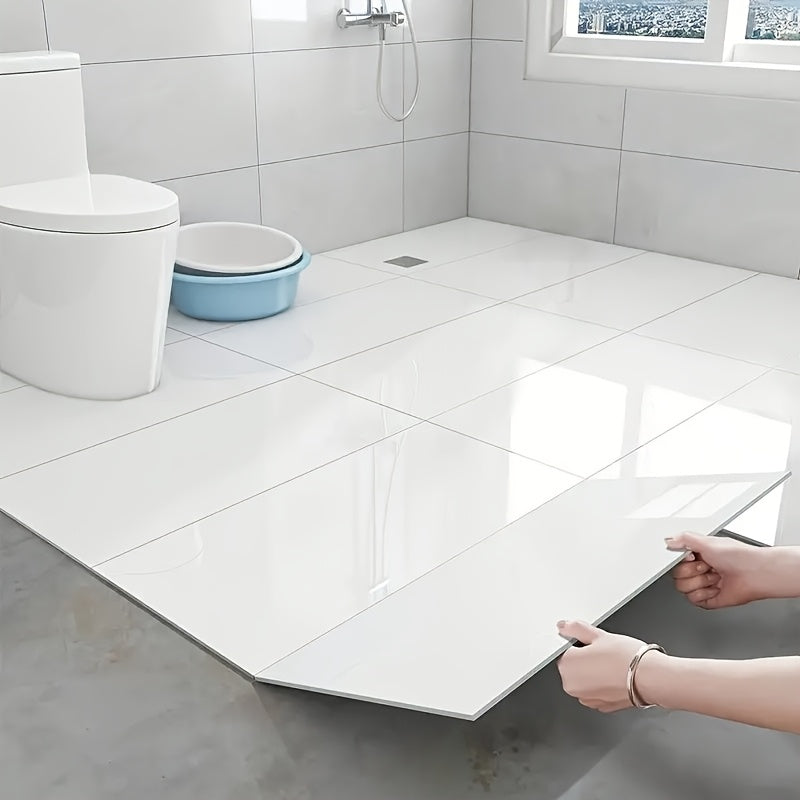 31pcs Modern Style PVC Self Adhesive Thick Floor Stickers   Easy to Peel and Stick   Waterproof Flooring Patch   for Bedroom Living Room Kitchen Bathroom