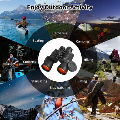 JG20375149 Red Coating Telescopic Binoculars