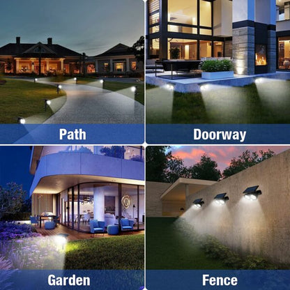 FA-1906A Solar Powered LED Light Wall Lamp 200lm