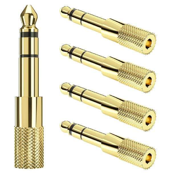 6.5mm Male to 3.5mm Female Audio Adapter Pack Of 100