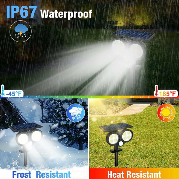 FA-1906A Solar Powered LED Light Wall Lamp 200lm