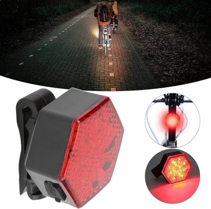 Aerbes AB-ZX12 Bicycle Tail Light Red 500mah Battery