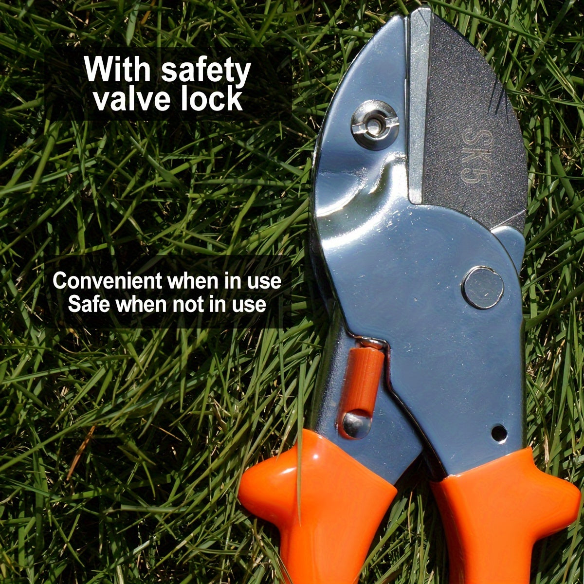 1pc SK5 High Carbon Steel Pruning Shears   Ergonomic Garden & Orchard Branch Cutter for Fruit Trees  Contemporary Style Gardening Tool