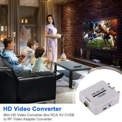 AV To RF Mini Video Converter Box Video Adapter
