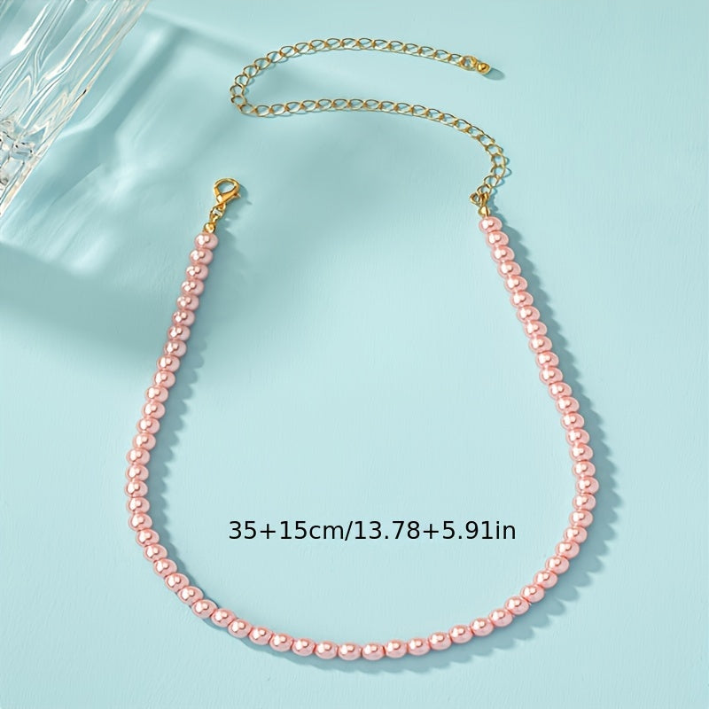 French Style Classic Ball Party Synthetic Fashion Versatile Women's Necklace   Everyday Necklace  Sophisticated Accessory  Fashion Accessory  Statement Piece  Party Wear  Gift For Her