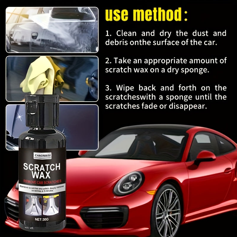 Scratch Wax and Polishing Kit   Motorcycle Metal Surface Repair  Through Ceramic Coating Technology Restores Glossiness  Deep Scratch Removal