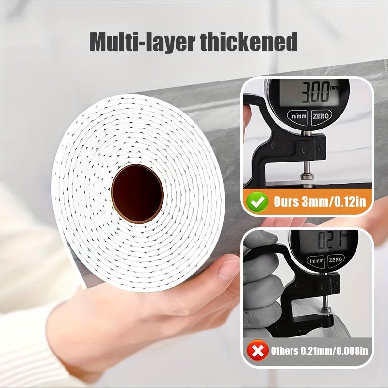 2 Rolls  Thickened Large Roll 3mm  15.67 Inches x 118.11 Inches  European Retro 3D Marble Flooring Stickers  Peel and Stick  Removable and Easy to Maintain  Pvc Wallpaper  Scratch resistant  Multi functional Design Suitable For Bedroom  Living Room