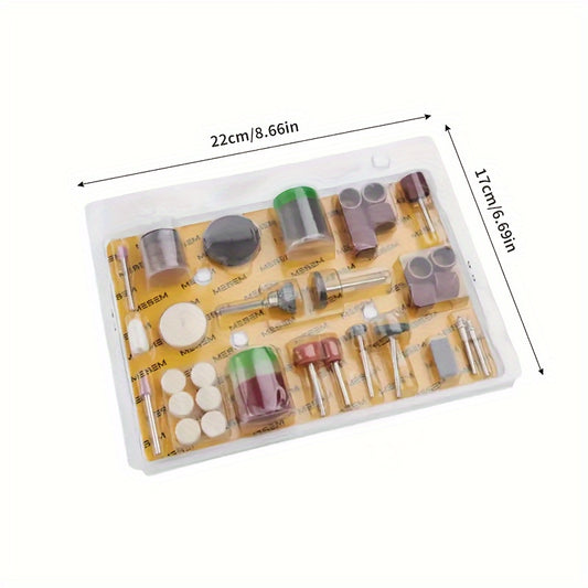 105pcs Boxed Diamond Polishing Head Grinding Wheel Polishing Head Electric Grinder Accessories Woodworking Jade Polishing Carving Grinding Wheel Head Cutting Disc Polishing Tool