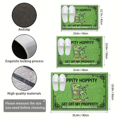 Luxurious Green Frog Pattern Floor Mat 6Mm Thick