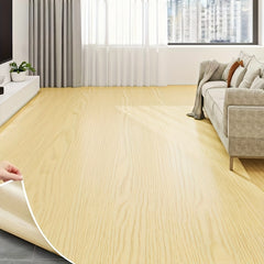 1 Roll Peel & Stick Wood Grain Vinyl   Self Adhesive Waterproof Peel Away  Realistic Wood Plank Tiles  Easy DIY Installation  Low Thickness (0.26mm) Laminate Floor Covering  Bathroom    Wood Like Floor