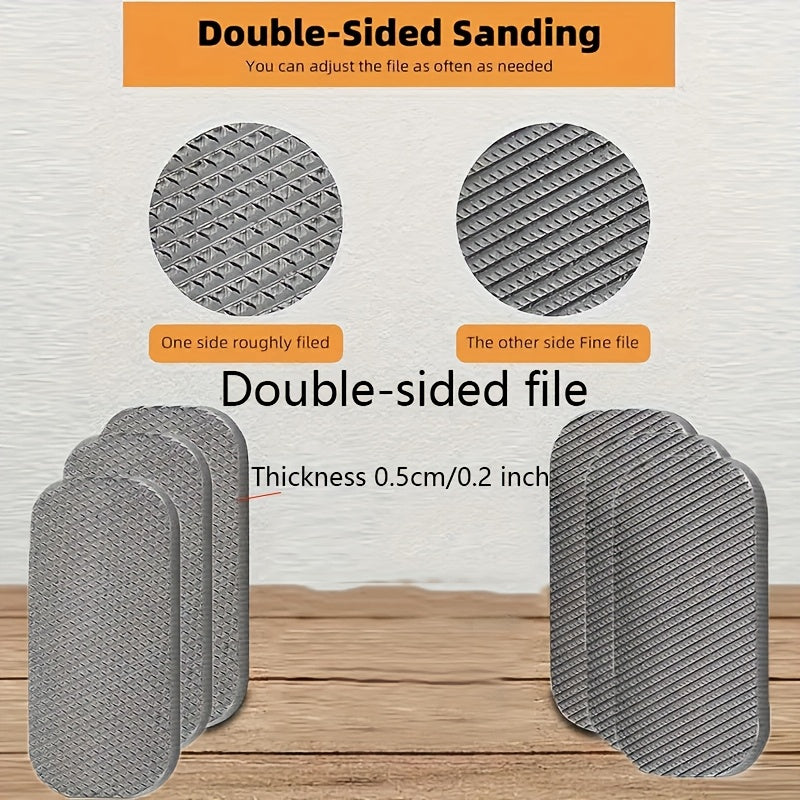 1pc Heavy Duty Double Sided Paint File Tool with Blades   Quick Removal of Paint Blemishes  Stains & Residue   Metal Construction for Cars  Trucks