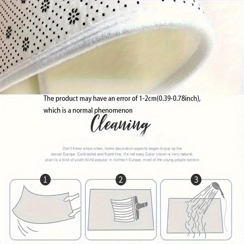 1Pc Bohemian Style Outdoor Mat Retro Sun Doormat Washable