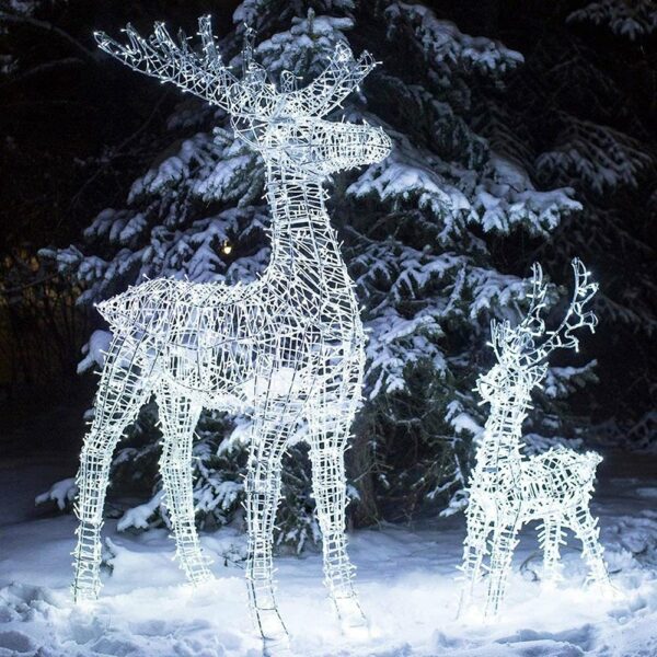 LED Inter-Connecting Clear Cable Fairy Light White 10M