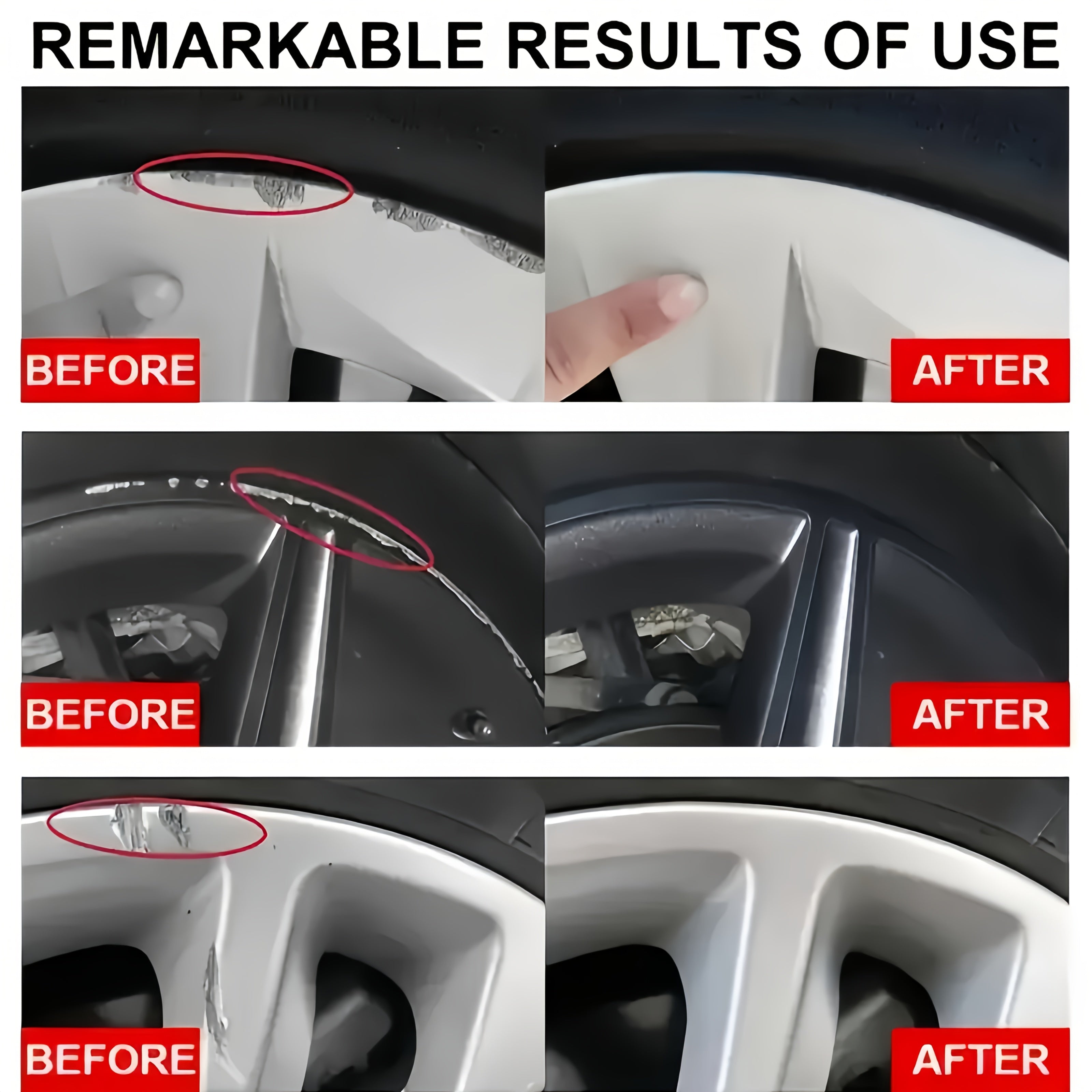 2pcs Car scratch repair kit  removing scratches  restoring smoothness  protecting the body with polishing wax   giving your car a fresh look and maintaining a perfect appearance Wheel hub maintenance  Vehicle Detailing  Easy Application  Glossy Shine
