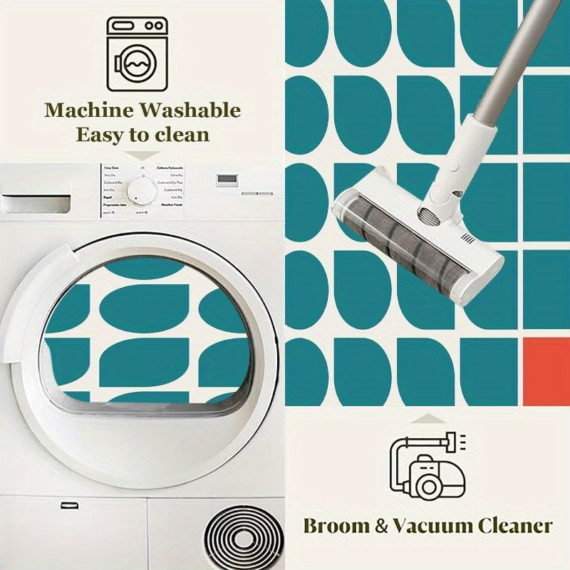 1pc Geometric Pattern Design Durable Front Door Mat  Welcome Mat  Outdoor and Indoor Entryway Mat  Bedside Mat  Bathroom Mat  Small Mat Suitable for Spring  Summer  Autumn and Winter Seasons