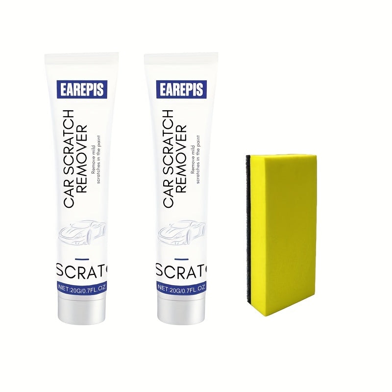 2pcs Car scratch repair kit  removing scratches  restoring smoothness  protecting the body with polishing wax   giving your car a fresh look and maintaining a perfect appearance Wheel hub maintenance  Vehicle Detailing  Easy Application  Glossy Shine