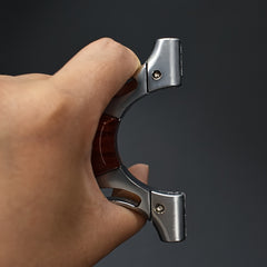 PIAOYU Professional Hunting Slingshot   Heavy Duty Alloy & Metal construction  Ergonomic Curved Grip  Adjustable Strap   for Hunting  Target Practice  Outdoor   Ideal Gift for Hunters & Outdoor Enthusiasts